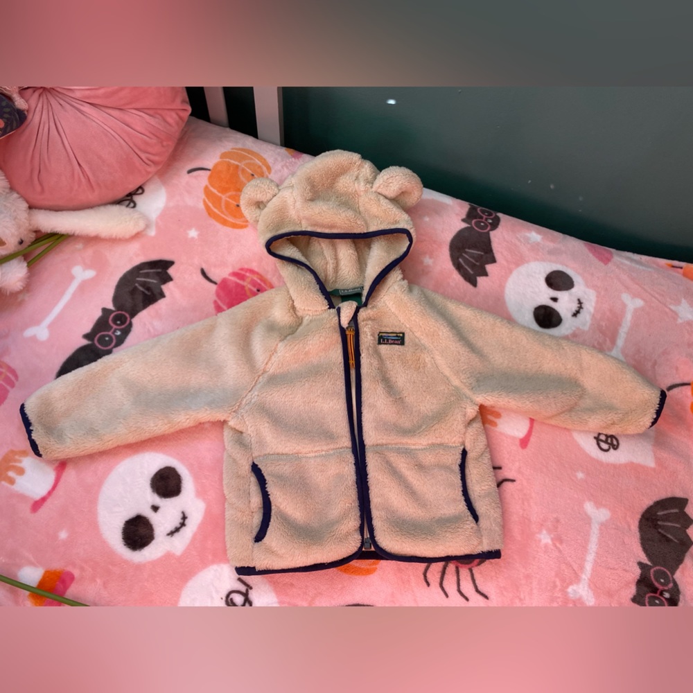 LL bean baby 6-12 month Hi Pile fleece jacket